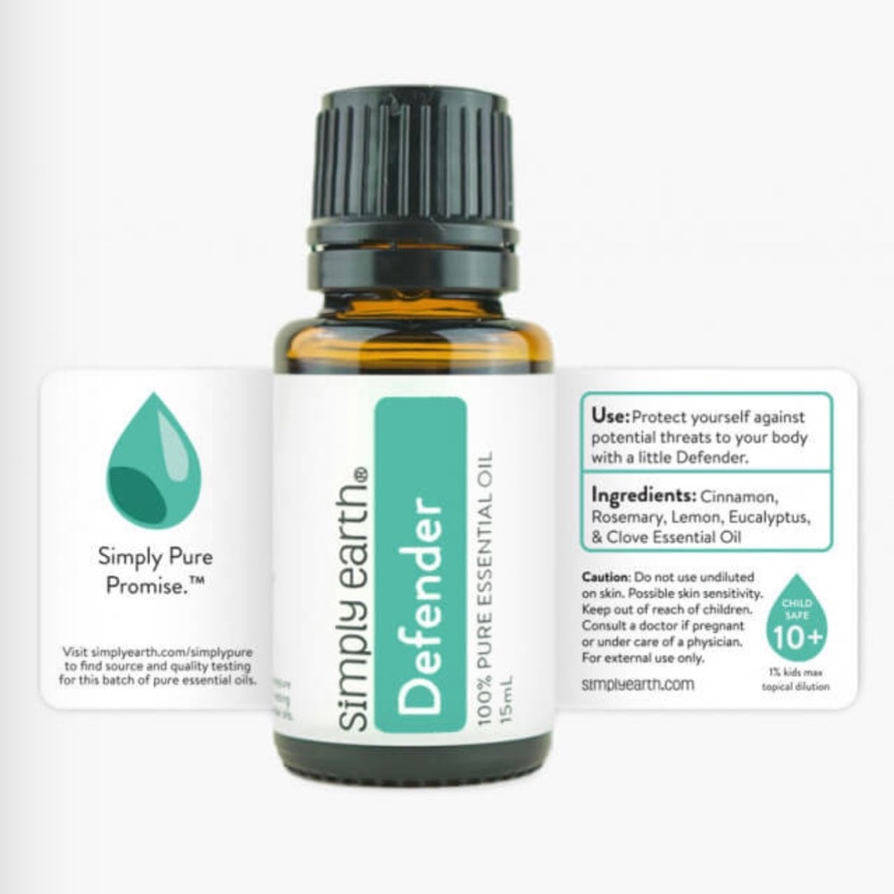 Simply Earth Defender Essential Oil Blend